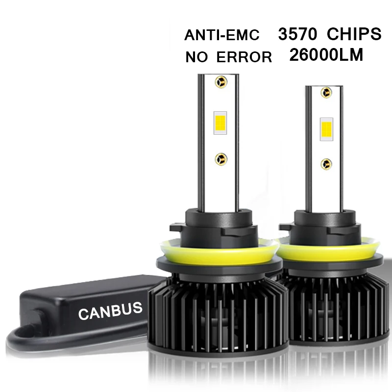 2 шт. H1 H3 H4 H7 Led Canbus 26000LM H8 H11 HB3 9005 HB4 9006 светодиодный светильник, футболка с принтом "автомобиль" светильник лампы 6000 К автомобилей светодиодные лампы
2 шт. H1 H3 H4 H7 Led Canbus 26000LM H8 H11 HB3 9005 HB4 9006 светодиодный светильник, футболка с принтом "автомобиль" светильник лампы 6000 К автомобилей светодиодные лампы
