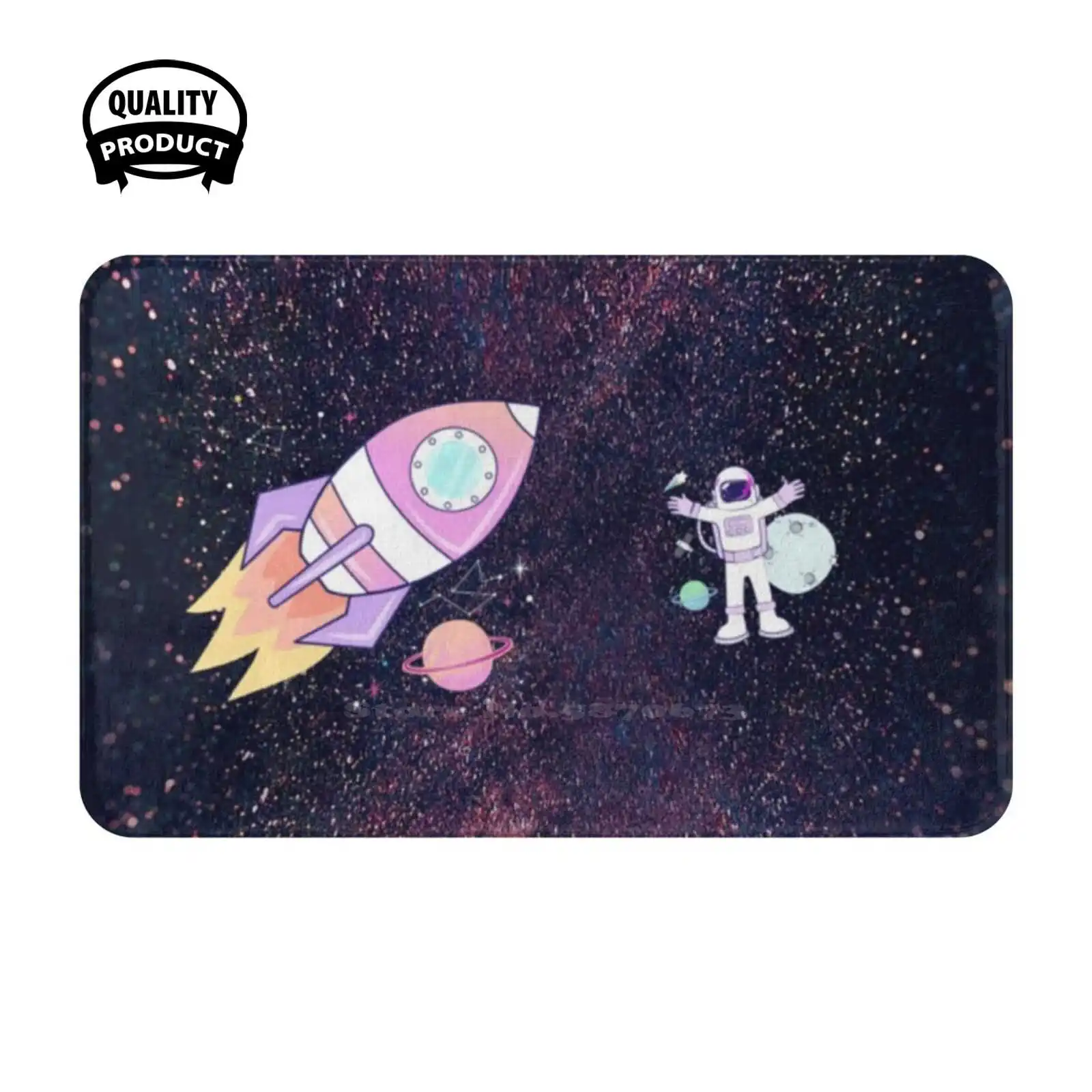 Space Walk Protective Mask Soft Cushion Home Carpet Door Mat Car Rug Cosmic Holographic Stars Universe Cat Dog Space Man Rocket
Space Walk Protective Mask Soft Cushion Home Carpet Door Mat Car Rug Cosmic Holographic Stars Universe Cat Dog Space Man Rocket