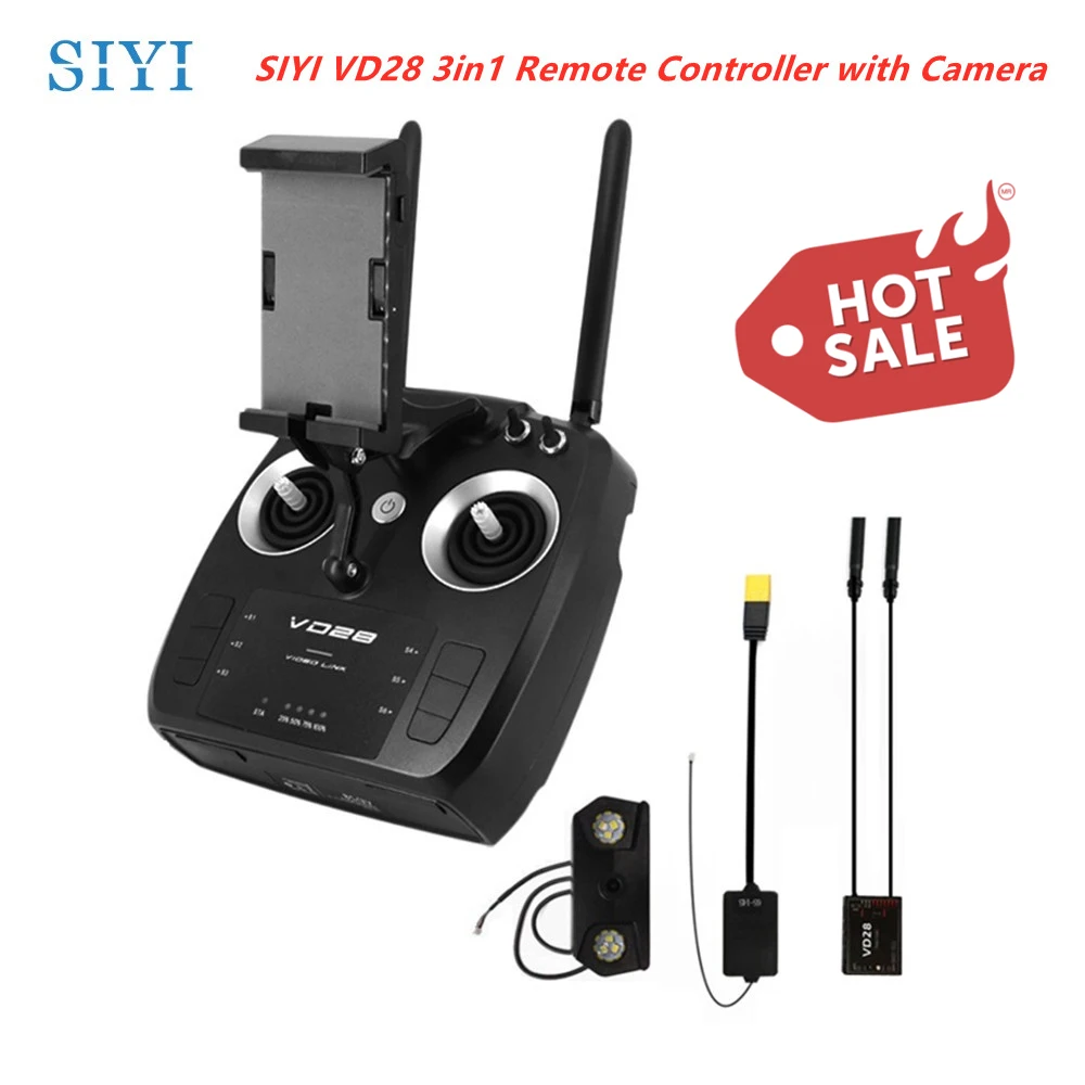 8KM SIYI VD28 Remote Digital Image Transmission FPV Camera four in one IP67 Dust-Free Waterproof Design for Agricultural Drone
8KM SIYI VD28 Remote Digital Image Transmission FPV Camera four in one IP67 Dust-Free Waterproof Design for Agricultural Drone
