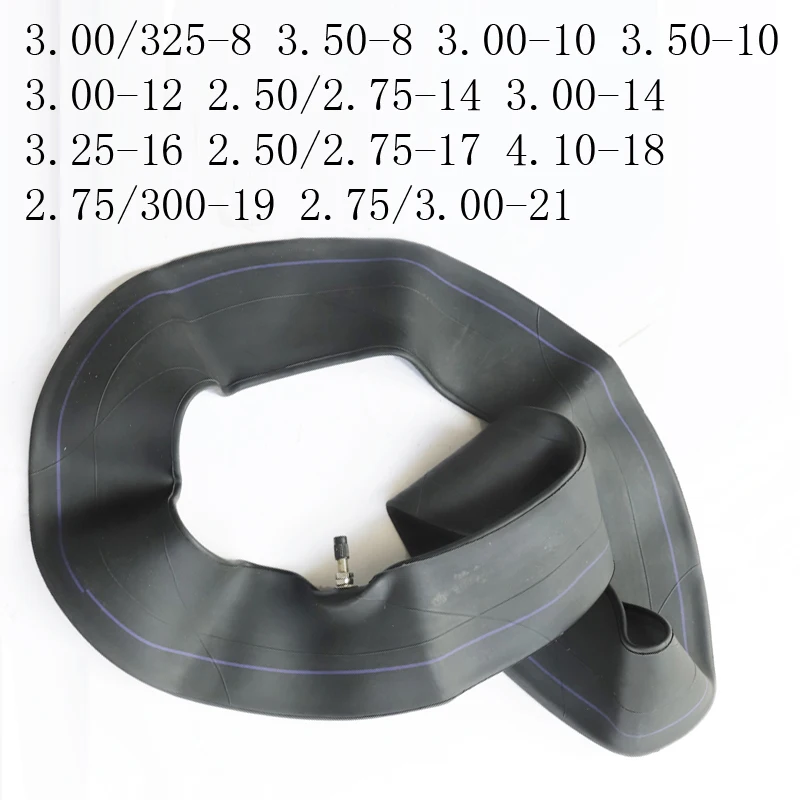 Motorcycle inner tube 2.50 / 2.75 / 3.00 / 3.50 / 4.10/ 3.25-8-10-12-14-17-16-18-19-21 Motorcycle tricycle ATV
Motorcycle inner tube 2.50 / 2.75 / 3.00 / 3.50 / 4.10/ 3.25-8-10-12-14-17-16-18-19-21 Motorcycle tricycle ATV