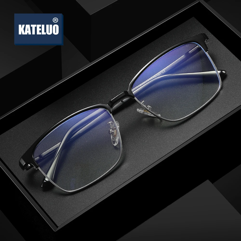 KATELUO 2020 Men's Anti Blue Light Laser Fatigue Glasses Computer Glasses Optical Eyeglasses Frame for Men 52051 
KATELUO 2020 Men's Anti Blue Light Laser Fatigue Glasses Computer Glasses Optical Eyeglasses Frame for Men 52051