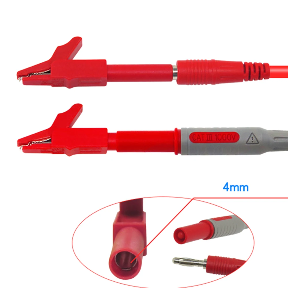 2 Pcs Full Protective Alligator Clips Crocodile Clamp For Professional Multimeter 300V 15A
2 Pcs Full Protective Alligator Clips Crocodile Clamp For Professional Multimeter 300V 15A
