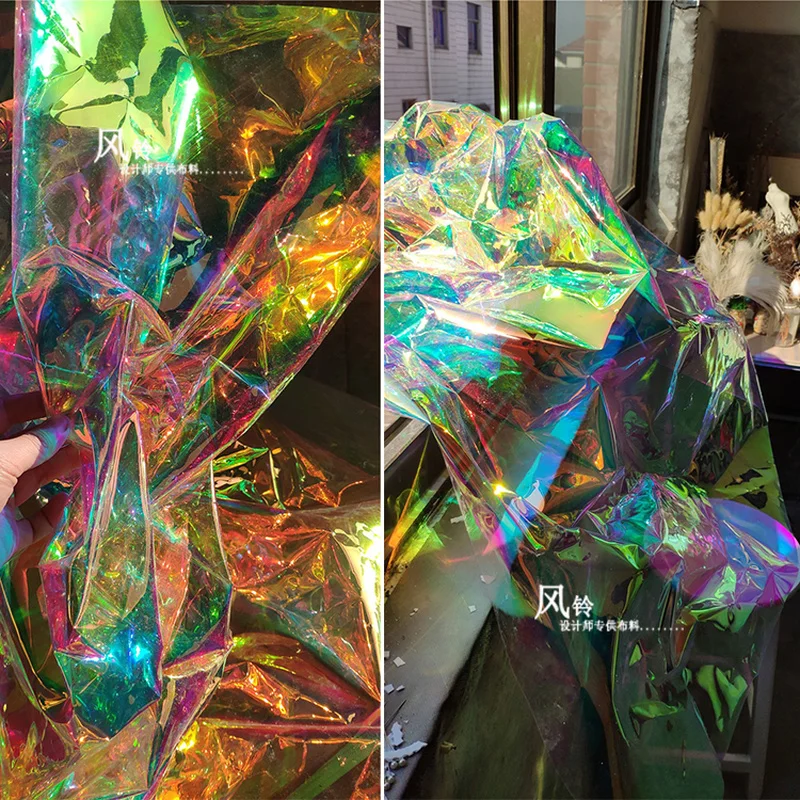 0.2mm Rainbow TPU Fabric Golden Reflective PVC Waterproof DIY Background Decor Raincoat Bags Plastic Clothes Designer Fabric
0.2mm Rainbow TPU Fabric Golden Reflective PVC Waterproof DIY Background Decor Raincoat Bags Plastic Clothes Designer Fabric
