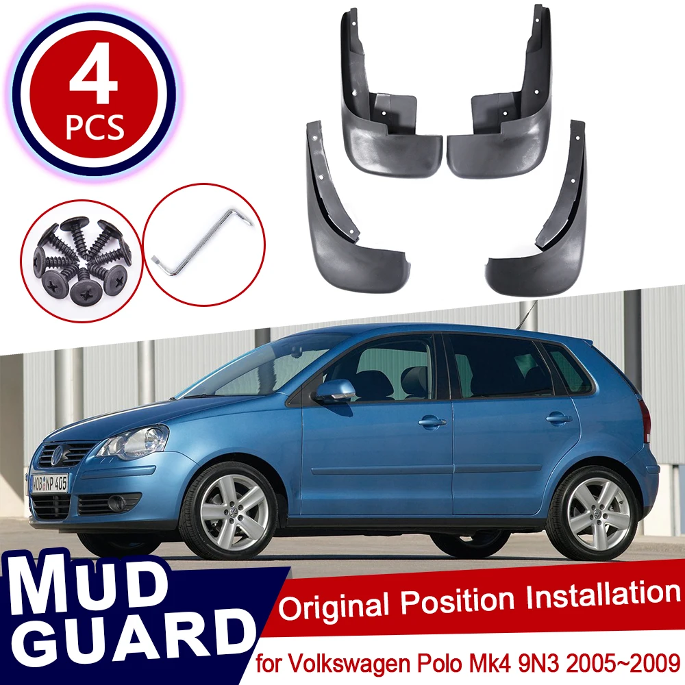 for Volkswagen VW Polo Mk4 9N3 2005~2009 Mudflaps Mud Flaps Flap Splash Guards Mudguard Car Fender Front Rear 2006 2007 2008
for Volkswagen VW Polo Mk4 9N3 2005~2009 Mudflaps Mud Flaps Flap Splash Guards Mudguard Car Fender Front Rear 2006 2007 2008