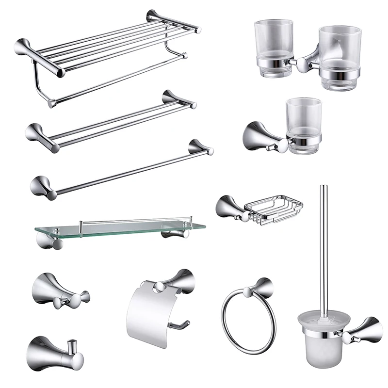 Mirror Chrome Bathroom Accessories Hardware Set Brass Stainless Steel Paper Holder Toothbrush Holder Towel Bar Bathroom Shelves
Mirror Chrome Bathroom Accessories Hardware Set Brass Stainless Steel Paper Holder Toothbrush Holder Towel Bar Bathroom Shelves