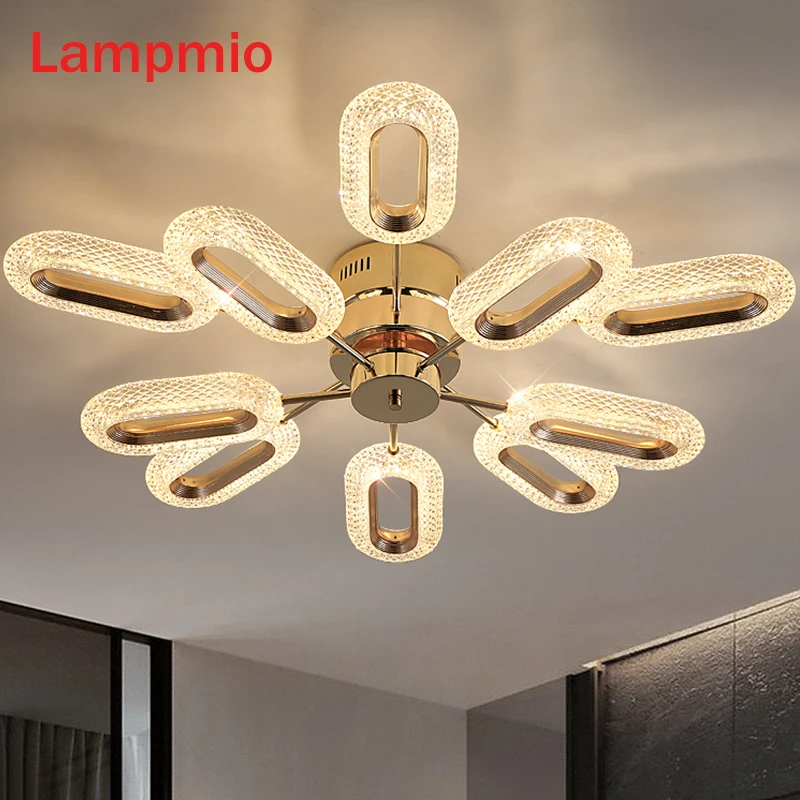 Современные золотые потолочные светильники Lampmio, роскошные люстры для гостиной, спальни, кухни, комнатное освещение
Современные золотые потолочные светильники Lampmio, роскошные люстры для гостиной, спальни, кухни, комнатное освещение