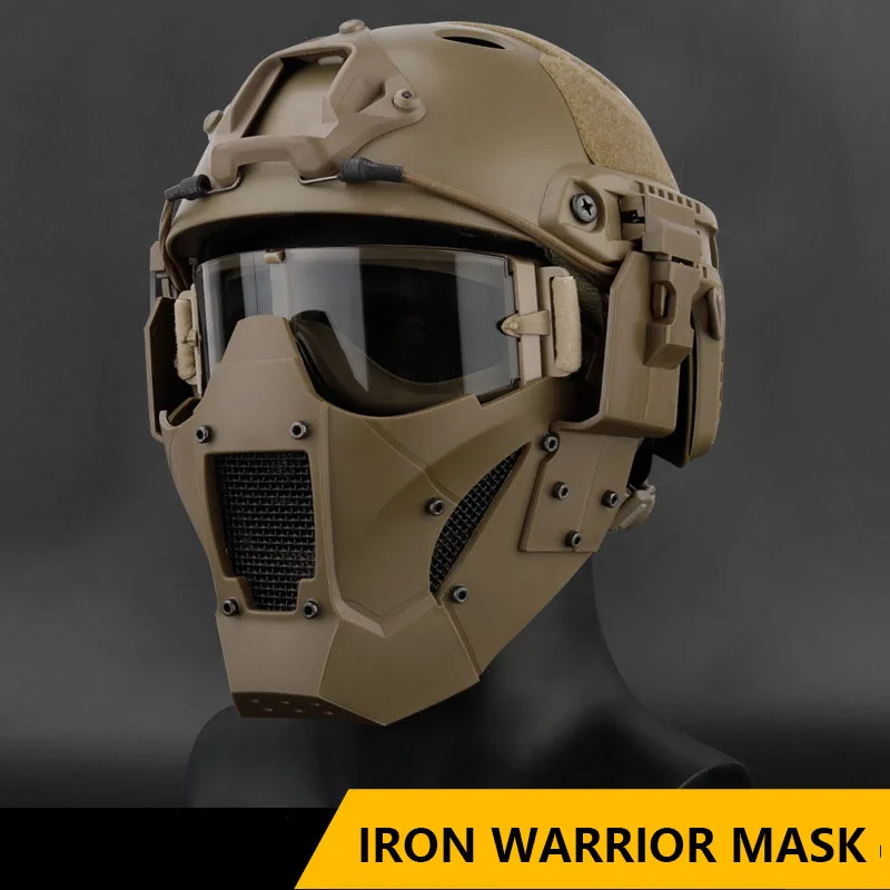 Iron Warrior-Tactical Half Face Mask, Protective Mask, Breathable, Military, CS, Paintball, Hunting, Combat
Iron Warrior-Tactical Half Face Mask, Protective Mask, Breathable, Military, CS, Paintball, Hunting, Combat