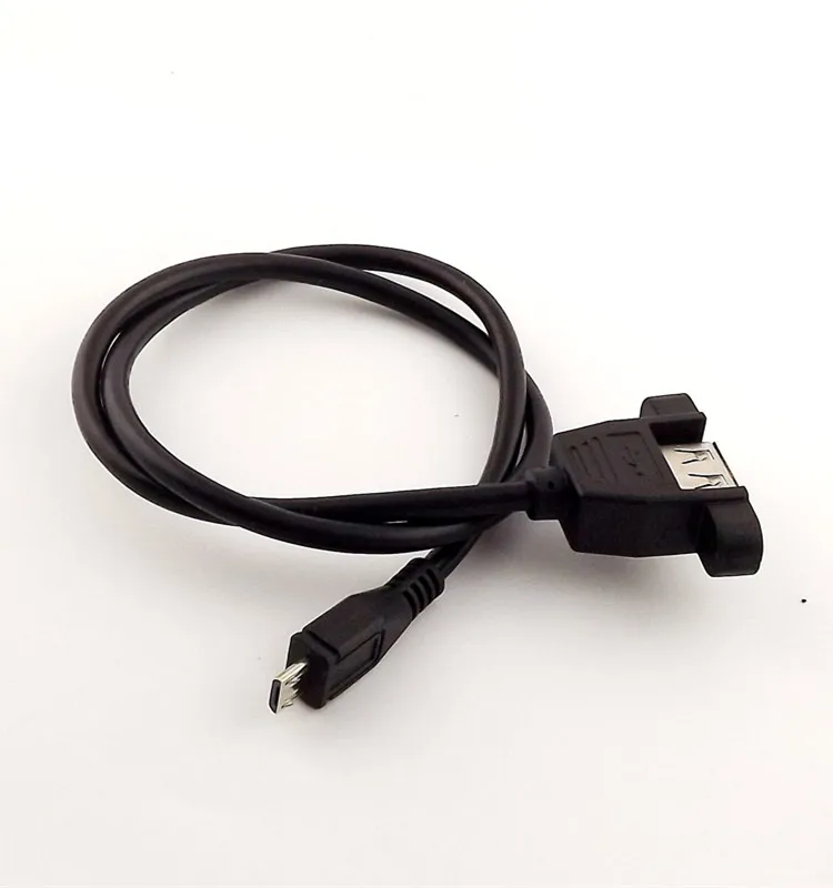 10pcs USB 2.0 A Female Socket Panel Mount To Micro 5 Pin Male Data Adapter Cable 50cm
10pcs USB 2.0 A Female Socket Panel Mount To Micro 5 Pin Male Data Adapter Cable 50cm