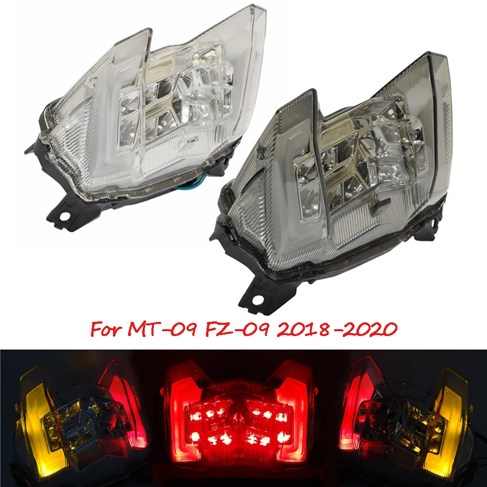 Motorcycle LED Brake TailLight Integrated Turn Signal Light For Yamaha MT09 MT-09 FZ-09 MT09 FZ09 2018-2020
Motorcycle LED Brake TailLight Integrated Turn Signal Light For Yamaha MT09 MT-09 FZ-09 MT09 FZ09 2018-2020