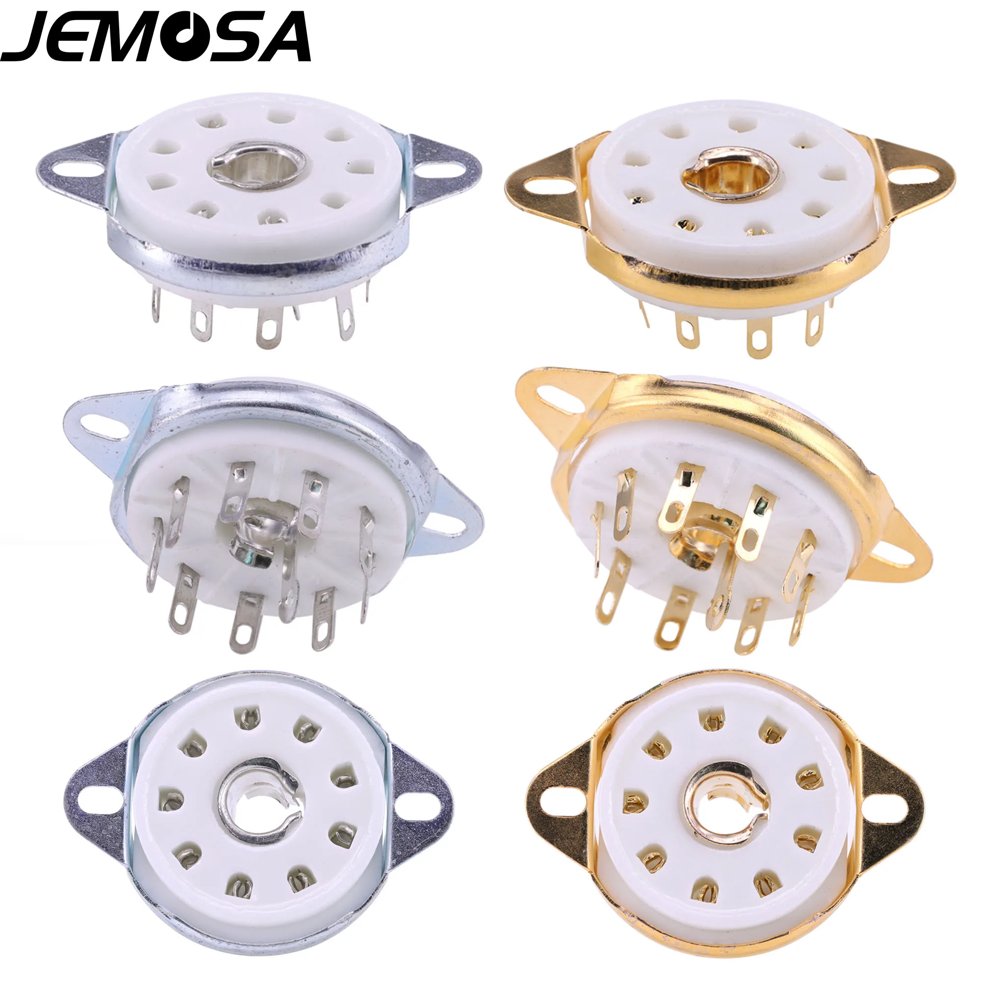 9Pin Ceramic Tube Socket Big 9Pin Valve tocket GZC9-L For EF50 EC52 TT12 EFF51 QE04 EF55 Vacuum Tube Amplifier DIY Audio HIFI
9Pin Ceramic Tube Socket Big 9Pin Valve tocket GZC9-L For EF50 EC52 TT12 EFF51 QE04 EF55 Vacuum Tube Amplifier DIY Audio HIFI
