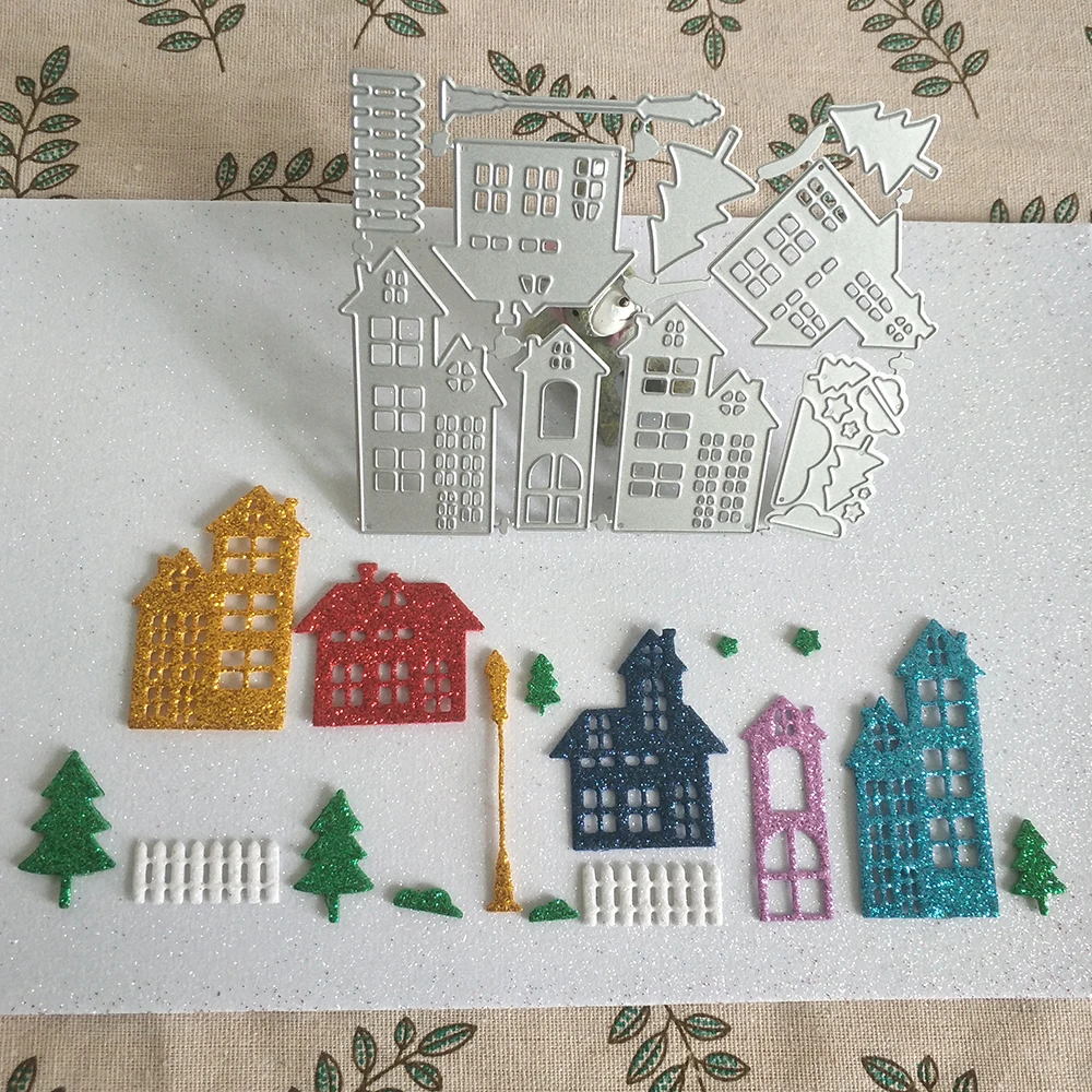 New Christmas house Christmas tree metal cutting mold, used for DIY scrapbooks, cards, photo album decorations, handmade crafts
New Christmas house Christmas tree metal cutting mold, used for DIY scrapbooks, cards, photo album decorations, handmade crafts