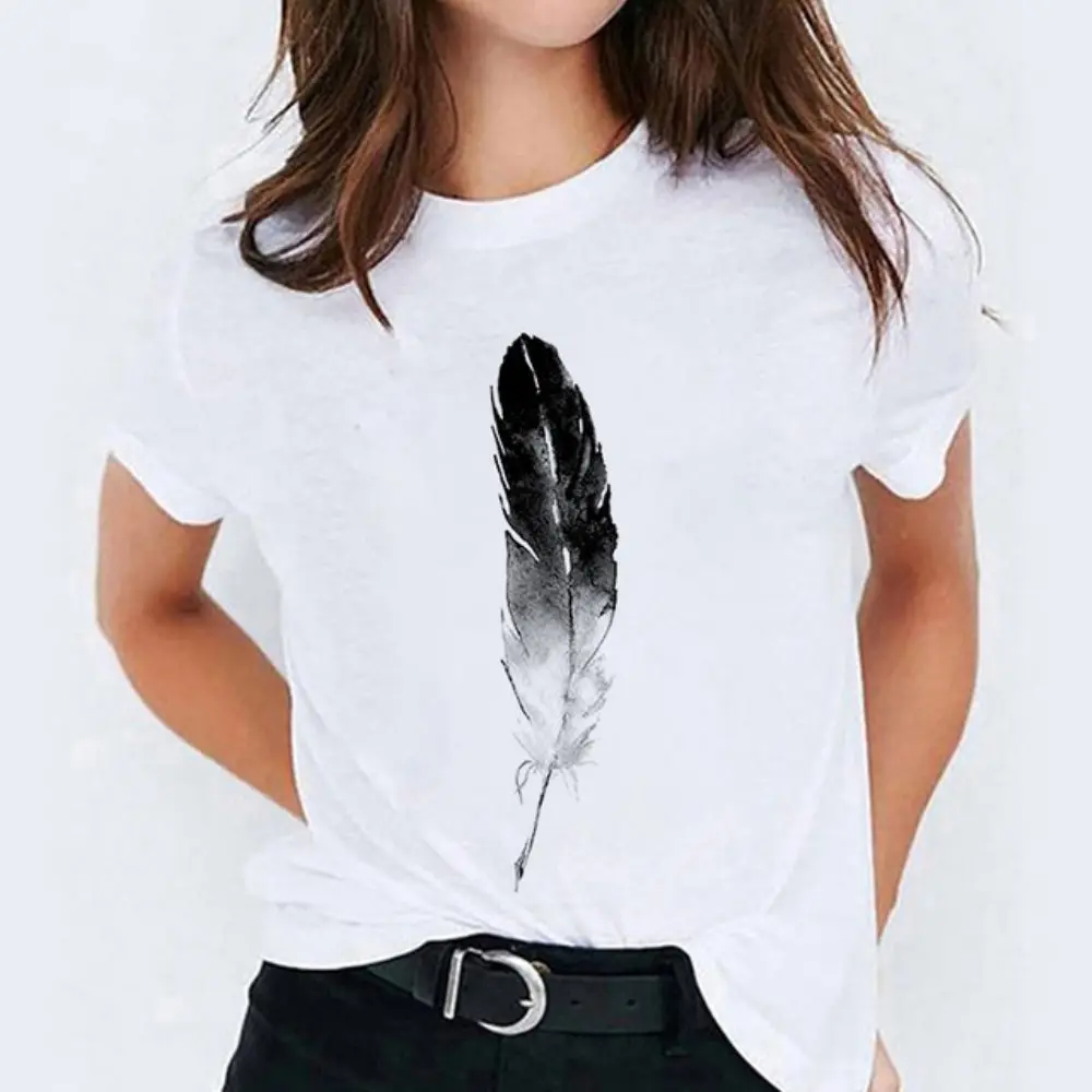 Women's Short-Sleeved T-shirt Fashion Printed Bottoming Shirt Plump Girls T Shirt Women Fashion Tops
Women's Short-Sleeved T-shirt Fashion Printed Bottoming Shirt Plump Girls T Shirt Women Fashion Tops