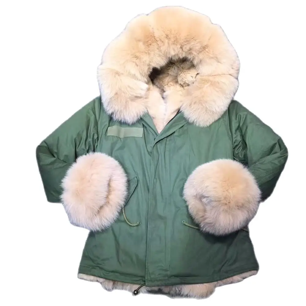Mhnkro Winter Nude Fox Fur Collar& Cuffs Short Black Shell Russia Coat With Zipper Fake Fur Lined Wear
Mhnkro Winter Nude Fox Fur Collar& Cuffs Short Black Shell Russia Coat With Zipper Fake Fur Lined Wear