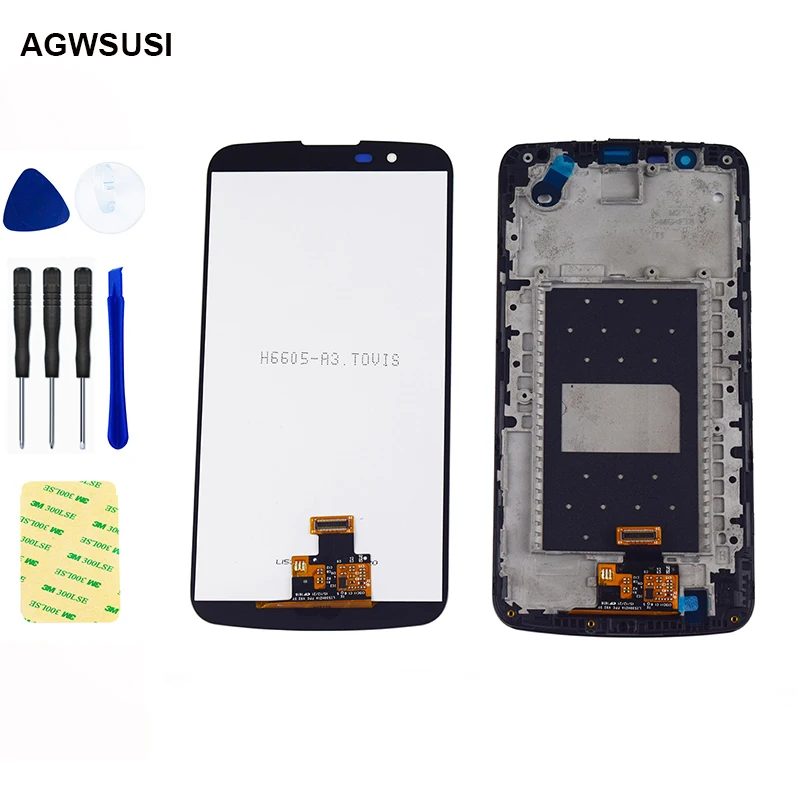 For LG K10TV LCD Screen K410TV K430TV LCD Display Monitor Panel Module + Touch Screen Sensor Panel Glass Assembly Frame
For LG K10TV LCD Screen K410TV K430TV LCD Display Monitor Panel Module + Touch Screen Sensor Panel Glass Assembly Frame