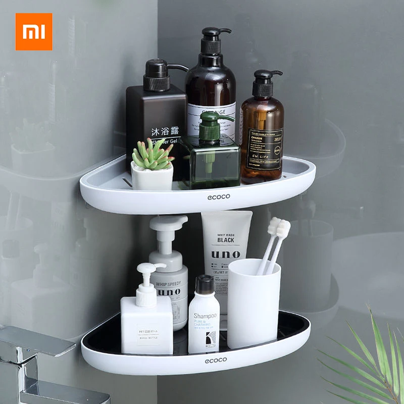 Xiaomi Corner Bathroom Organizer Shelf Shampoo Cosmetic Storage Rack Wall Mounted Kitchen Household Items Bathroom Accessories
Xiaomi Corner Bathroom Organizer Shelf Shampoo Cosmetic Storage Rack Wall Mounted Kitchen Household Items Bathroom Accessories