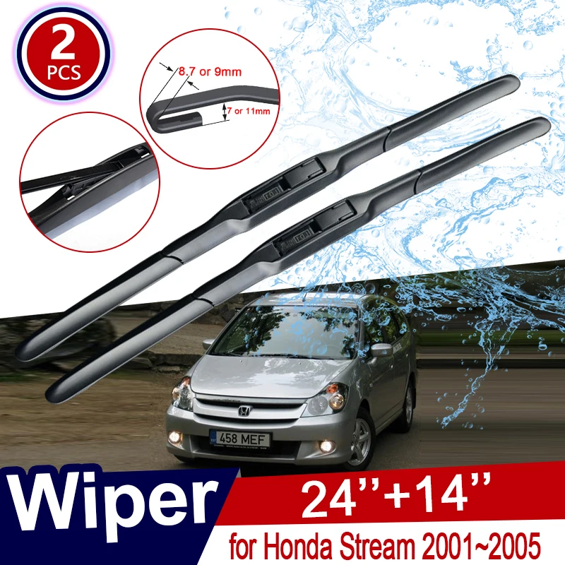Car Wiper Blade for Honda Stream 2001 2002 2003 2004 2005 Front Windscreen Wipers RN1 RN2 RN3 RN4 RN5 Car Accessories Goods
Car Wiper Blade for Honda Stream 2001 2002 2003 2004 2005 Front Windscreen Wipers RN1 RN2 RN3 RN4 RN5 Car Accessories Goods