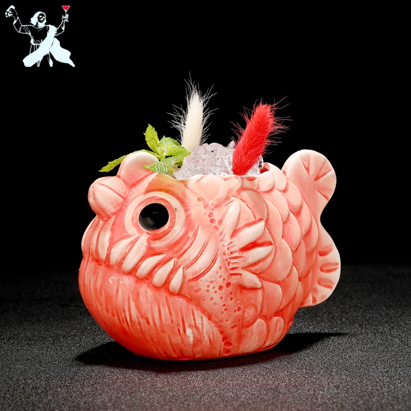 660ml Hawaii Tiki Mugs Red Light Fish Ceramic Cups Cocktail Cup Beer Beverage Mug Wine Mug Ceramic Tiki Mugs
660ml Hawaii Tiki Mugs Red Light Fish Ceramic Cups Cocktail Cup Beer Beverage Mug Wine Mug Ceramic Tiki Mugs