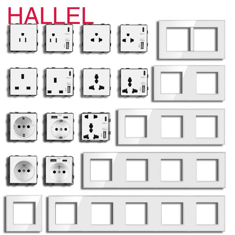 Free Combination Wall Switch Socket Glass Panel USBC EU | UK | US | Thai | Universal Hybrid Multi Frame Type C High Speed Charge
Free Combination Wall Switch Socket Glass Panel USBC EU | UK | US | Thai | Universal Hybrid Multi Frame Type C High Speed Charge