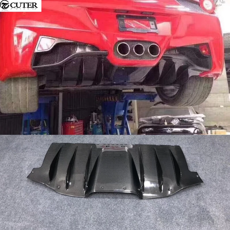 458 Original Style Carbon Fiber Rear Diffuser Rear Lip for Ferrari 458 Car Body Kits 11-14
458 Original Style Carbon Fiber Rear Diffuser Rear Lip for Ferrari 458 Car Body Kits 11-14