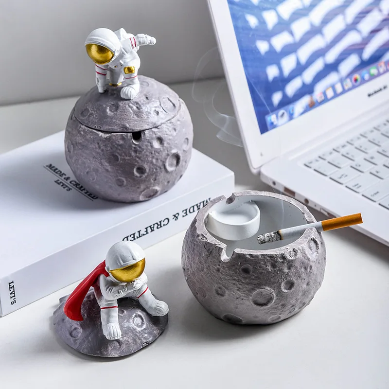 Creative Personality Astronaut Anti Fly Ash Household Large Capacity Cute Resin Ashtray Home Decoration Gift For Boyfriend
Creative Personality Astronaut Anti Fly Ash Household Large Capacity Cute Resin Ashtray Home Decoration Gift For Boyfriend