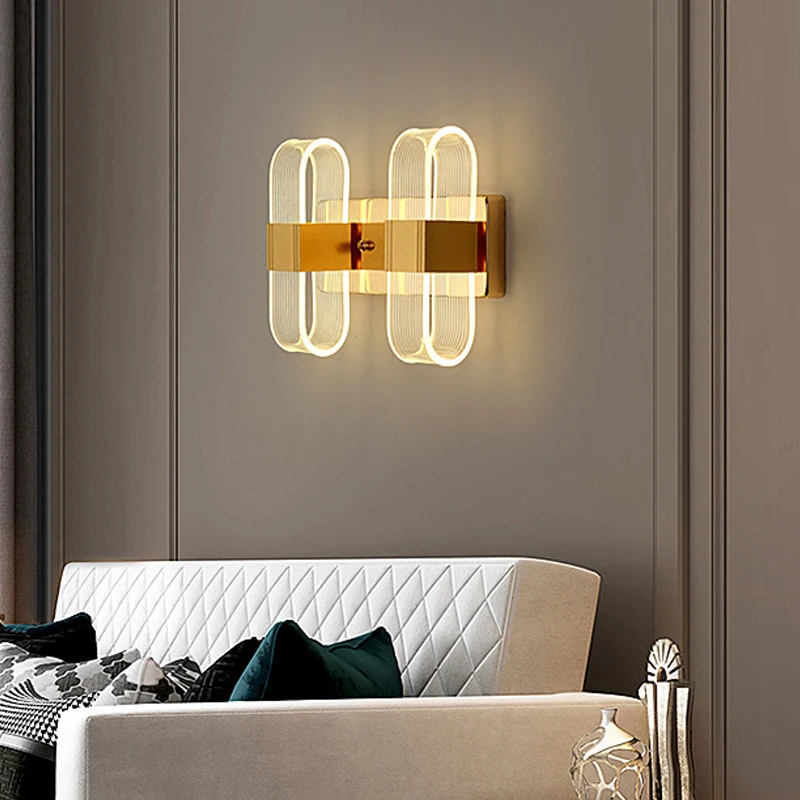 Acrylic Wall Lamp Modern LED Sconce Wall Light for Bedroom Stairs Living Room Bedside Light Fixtures Home Bathroom Mirror Lights
Acrylic Wall Lamp Modern LED Sconce Wall Light for Bedroom Stairs Living Room Bedside Light Fixtures Home Bathroom Mirror Lights