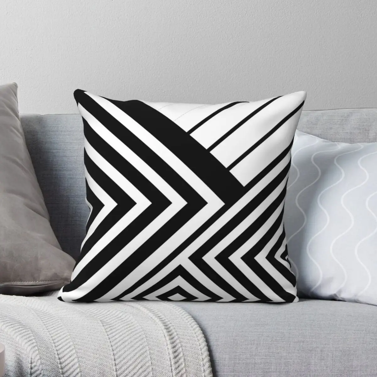 Black And White Geometric Lines Pillowcase Polyester Linen Velvet Pattern Zip Decor Throw Pillow Case Home Cushion Cover 45x45
Black And White Geometric Lines Pillowcase Polyester Linen Velvet Pattern Zip Decor Throw Pillow Case Home Cushion Cover 45x45