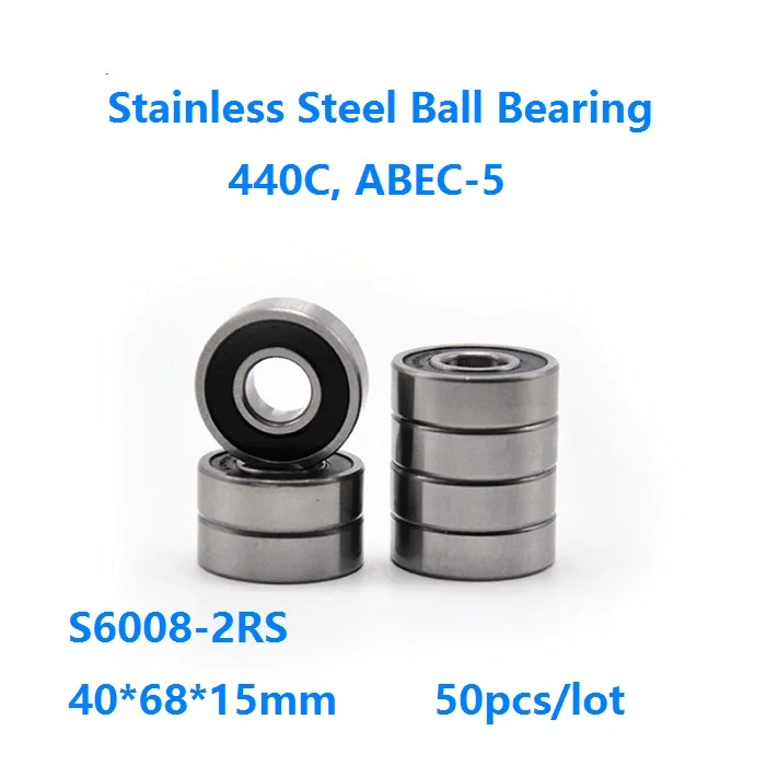 50 шт./лот ABEC-5 S6008RS S6008-2RS S6008 2RS RS 40x68x15 мм, двойная резиновая крышка, шарикоподшипник с глубоким желобом из нержавеющей стали
50 шт./лот ABEC-5 S6008RS S6008-2RS S6008 2RS RS 40x68x15 мм, двойная резиновая крышка, шарикоподшипник с глубоким желобом из нержавеющей стали