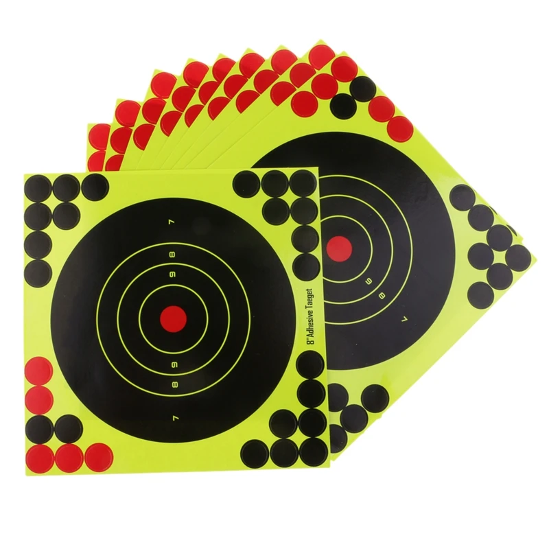 50 шт./компл. охотничьи мишени, 8x8 дюймов, самоклеящаяся бумага, наклейки с изображением мишени от брызг
50 шт./компл. охотничьи мишени, 8x8 дюймов, самоклеящаяся бумага, наклейки с изображением мишени от брызг