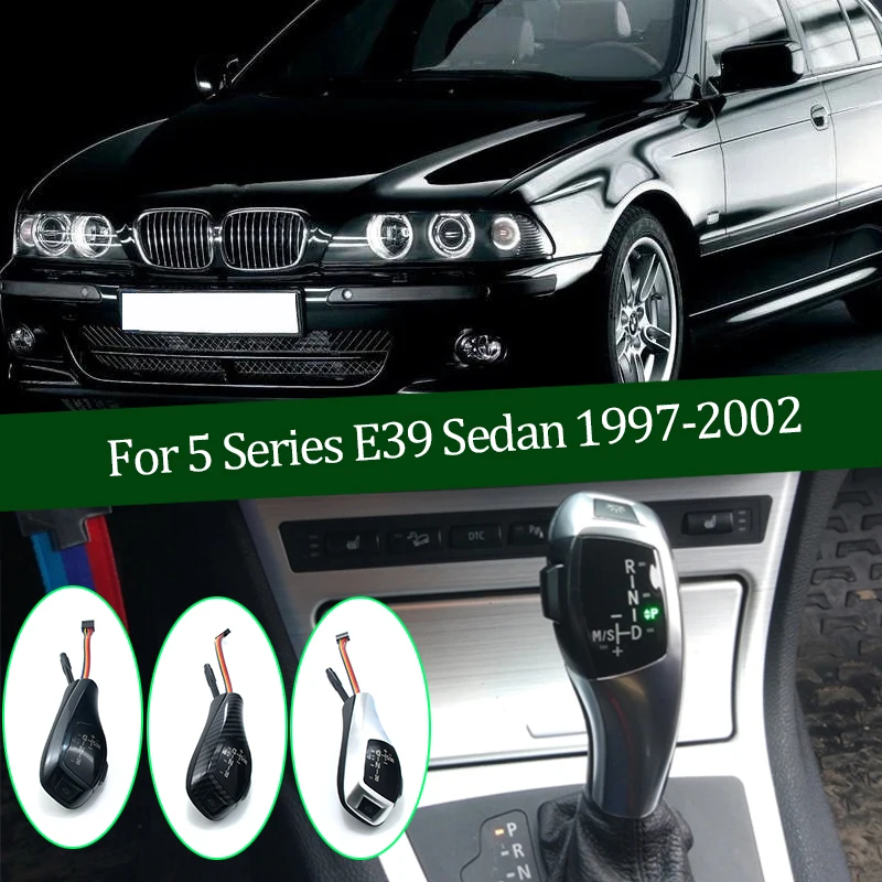 Carbon Fiber Black Silver LED Gear Shift Knob Shifter Lever for BMW 5 series E39 520i 523i 525i 528i 530i 1997-2002 Accessories
Carbon Fiber Black Silver LED Gear Shift Knob Shifter Lever for BMW 5 series E39 520i 523i 525i 528i 530i 1997-2002 Accessories