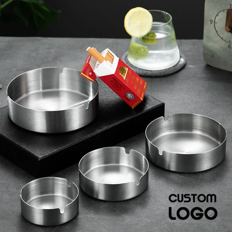 Laser Engraving Ashtray Personalization Free Customization Cigar Ash Tray Thickened Stainless Steel Garbage Storage Container
Laser Engraving Ashtray Personalization Free Customization Cigar Ash Tray Thickened Stainless Steel Garbage Storage Container