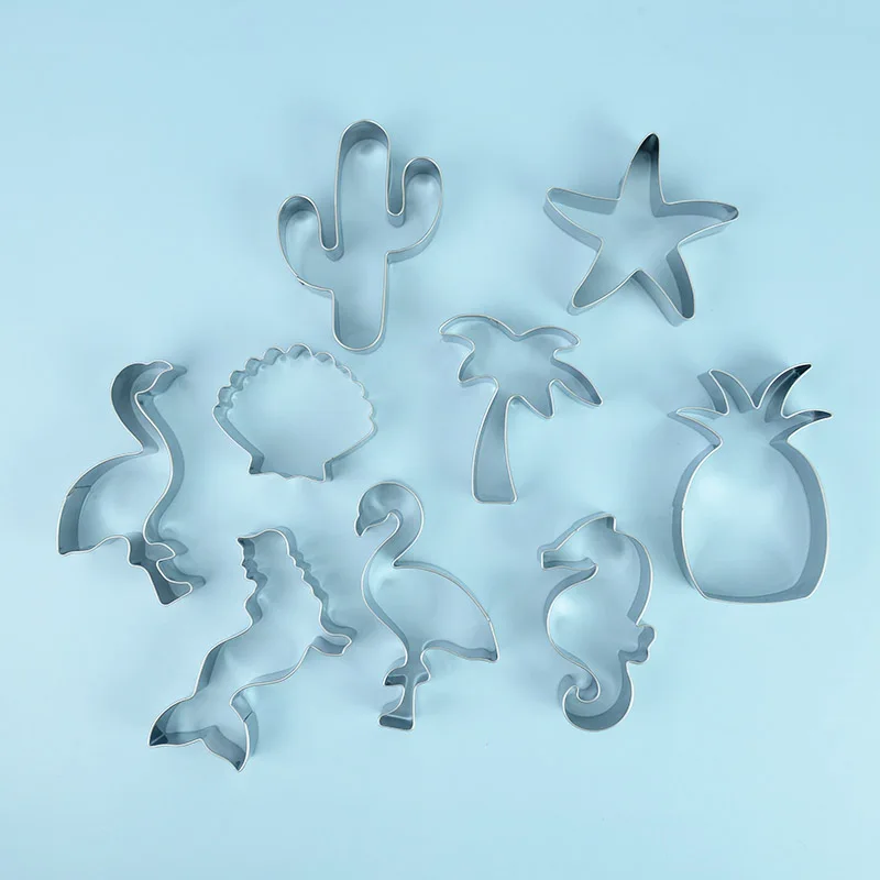 1 Pc Stainless Steel Fondant Cake Baking Mold Flamingo Cactus Pineapple Palm Tree Shape Cookie Biscuit Cutter Decorating Moulds
1 Pc Stainless Steel Fondant Cake Baking Mold Flamingo Cactus Pineapple Palm Tree Shape Cookie Biscuit Cutter Decorating Moulds