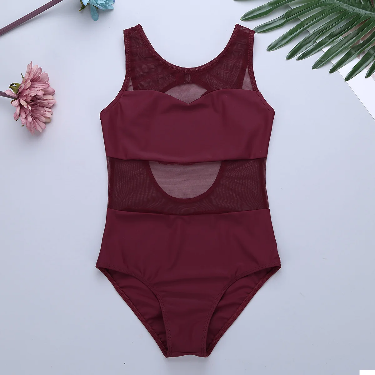 Kids Girl Mesh Dance Leotards Round Neck Ballet Leotards for Girls Ballet Practice Dance Costume Cutout Back Gymnastics Bodysuit
Kids Girl Mesh Dance Leotards Round Neck Ballet Leotards for Girls Ballet Practice Dance Costume Cutout Back Gymnastics Bodysuit