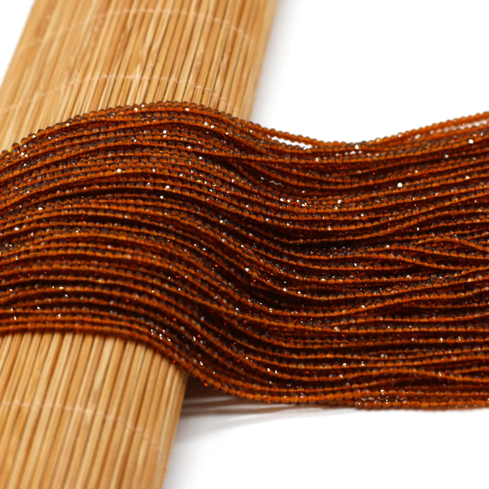 Round Beads Faceted 2mm Natural Semi-Precious Stone Spinel Red-Brown Loose Bead for Jewelry Making DIY Bracelet Necklace 38cm
Round Beads Faceted 2mm Natural Semi-Precious Stone Spinel Red-Brown Loose Bead for Jewelry Making DIY Bracelet Necklace 38cm
