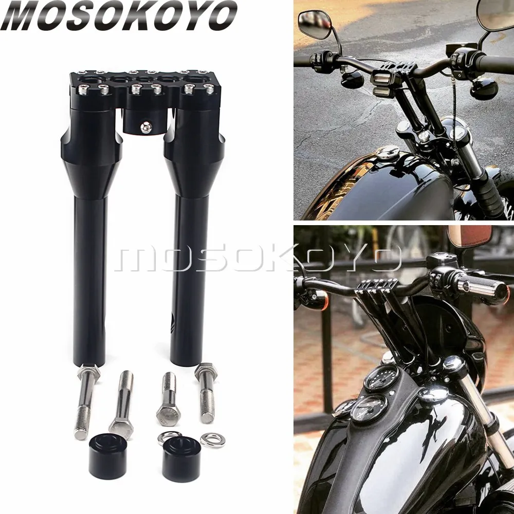 For Harley Dyna Custom CNC Adjustable Handlebar Heighten Riser Top Clamp Bar Extend Mount Kit 38mm 1 1/2" Bar Clamps 6"-12" Rise
For Harley Dyna Custom CNC Adjustable Handlebar Heighten Riser Top Clamp Bar Extend Mount Kit 38mm 1 1/2" Bar Clamps 6"-12" Rise