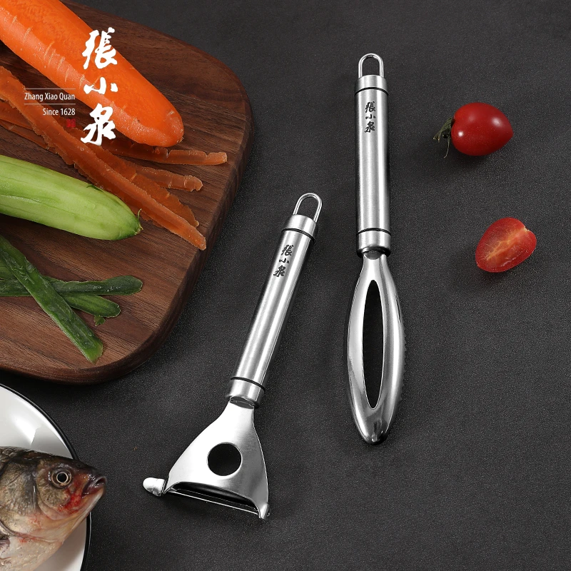 Zhang Xiaoquan fish scale planer and scaler stainless steel fish scale removing artifact scaling brush household tool fish knife
Zhang Xiaoquan fish scale planer and scaler stainless steel fish scale removing artifact scaling brush household tool fish knife