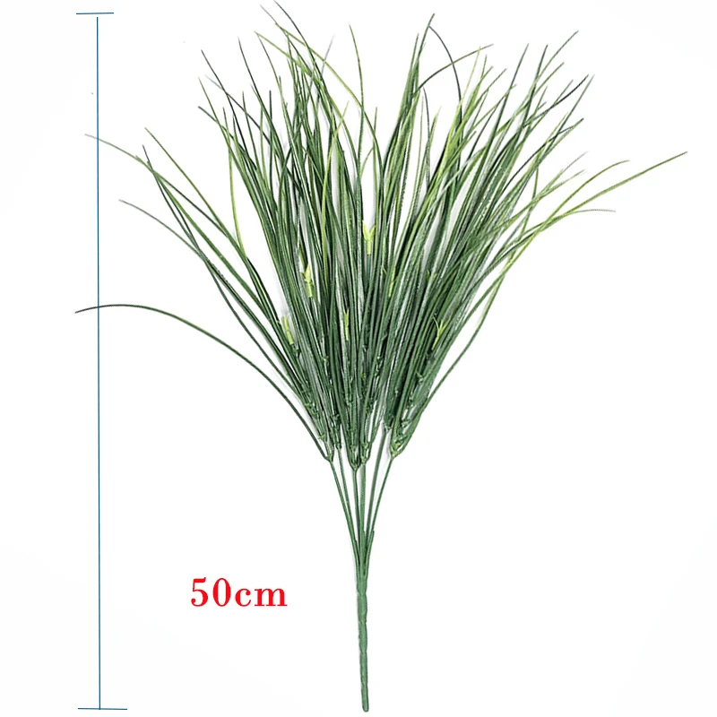 20pcs Plastic Grass Artificial Plants Fake Onion Grass Green Tree Leaf Tropical Shrub For Home Garden Partition Plant Wall Decor 
20pcs Plastic Grass Artificial Plants Fake Onion Grass Green Tree Leaf Tropical Shrub For Home Garden Partition Plant Wall Decor