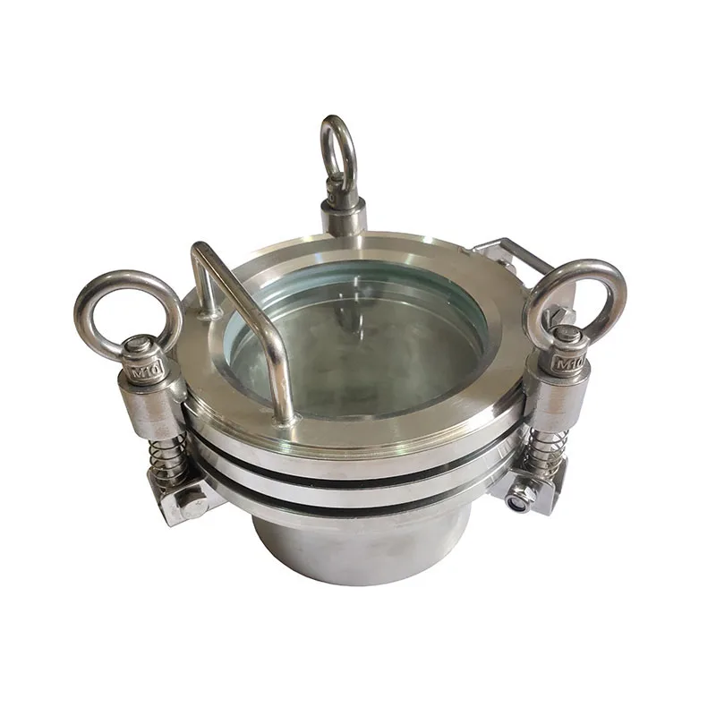 Quick Opening Manhole High Pressure 1.0Mpa with Neck Flange Sight Glass SS304/Carbon Steel Chemical Grade Manhole DN50-DN200
Quick Opening Manhole High Pressure 1.0Mpa with Neck Flange Sight Glass SS304/Carbon Steel Chemical Grade Manhole DN50-DN200