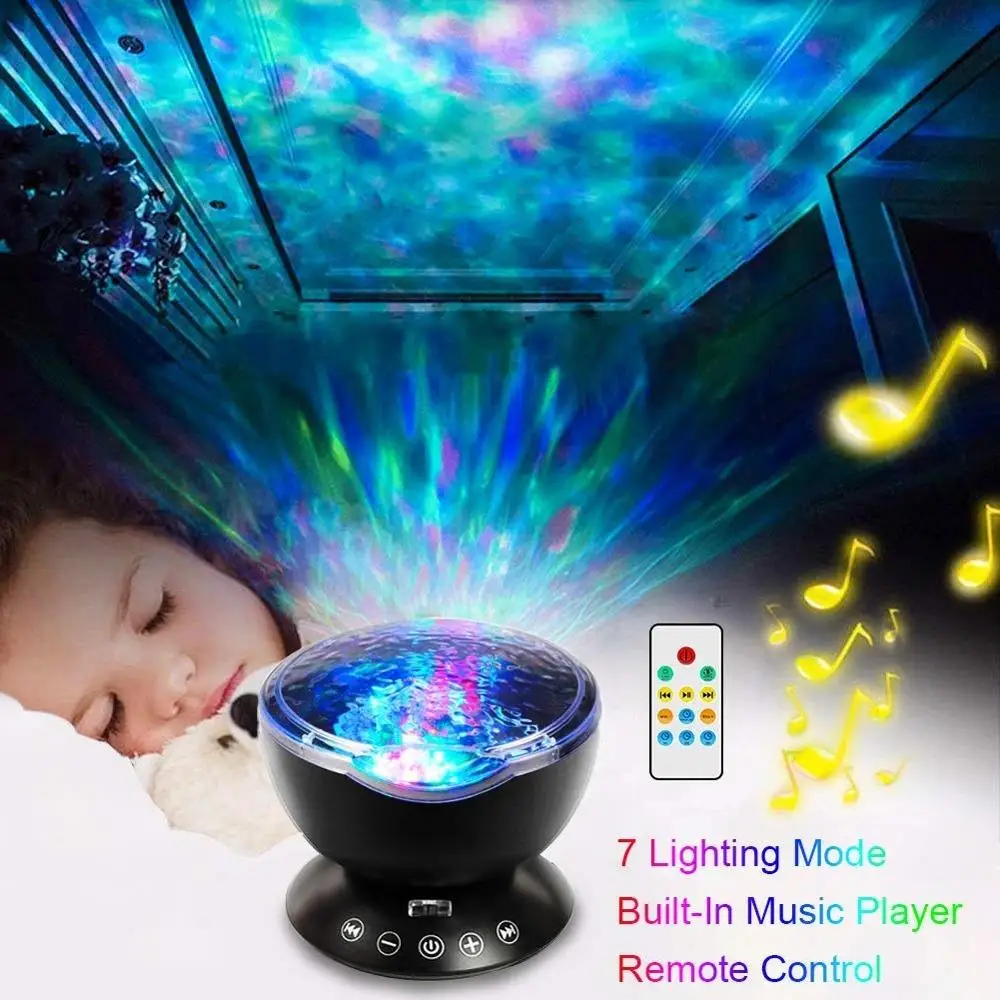 Ocean Wave Projector LED Night Light Remote Control With USB Powered TF Cards Music Player Speaker Aurora Projection
Ocean Wave Projector LED Night Light Remote Control With USB Powered TF Cards Music Player Speaker Aurora Projection