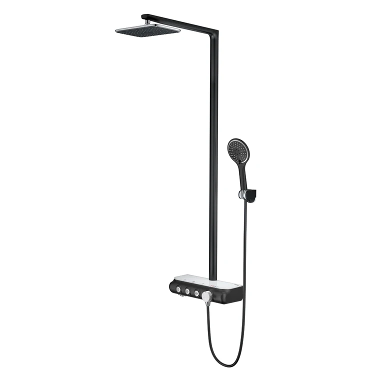 Набор термостатических смесителей для душа, душевые лейки «тропический душ» для ванной комнаты
Набор термостатических смесителей для душа, душевые лейки «тропический душ» для ванной комнаты