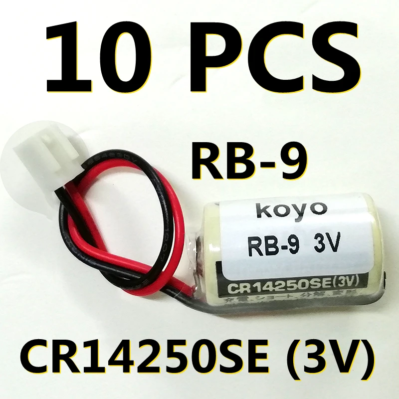 10 PACK Original New For KOYO FDK RB-9 CR14250SE(3V) CR14250 3V PLC Lithium Battery With White Connector
10 PACK Original New For KOYO FDK RB-9 CR14250SE(3V) CR14250 3V PLC Lithium Battery With White Connector