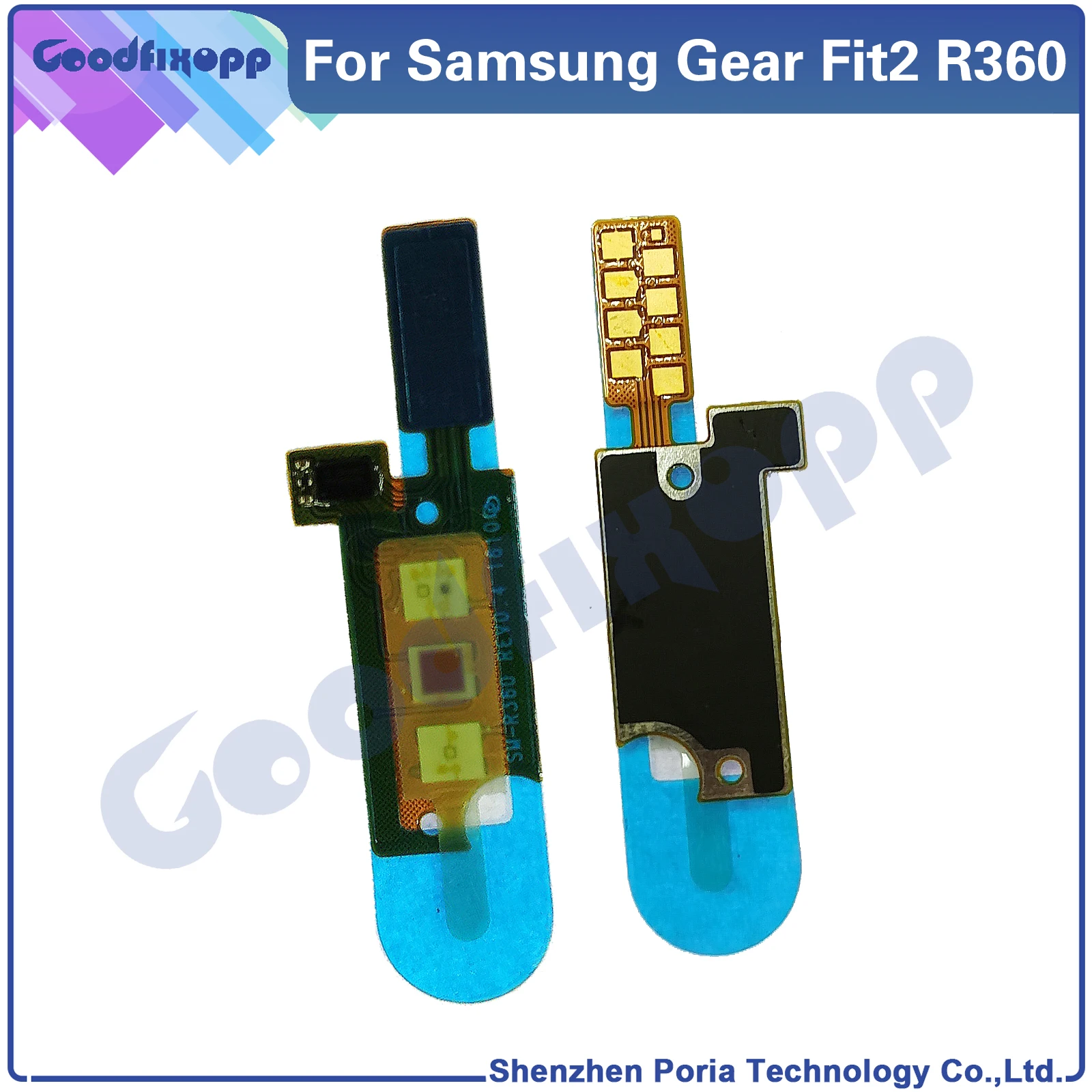 For Samsung Gear Fit 2 Pro SM-R365 R365 / Fit2 SM-R360 R360 Heart Rate Monitor Sensor Flex Cable Repair Parts Replacement
For Samsung Gear Fit 2 Pro SM-R365 R365 / Fit2 SM-R360 R360 Heart Rate Monitor Sensor Flex Cable Repair Parts Replacement
