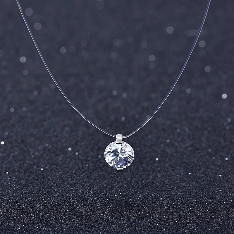 New Arrival Female Chain Short Necklace for Women 1ct AAA Zircon Fishline Necklace Kolye Collares Bijoux Femme 45CM Lenght
New Arrival Female Chain Short Necklace for Women 1ct AAA Zircon Fishline Necklace Kolye Collares Bijoux Femme 45CM Lenght