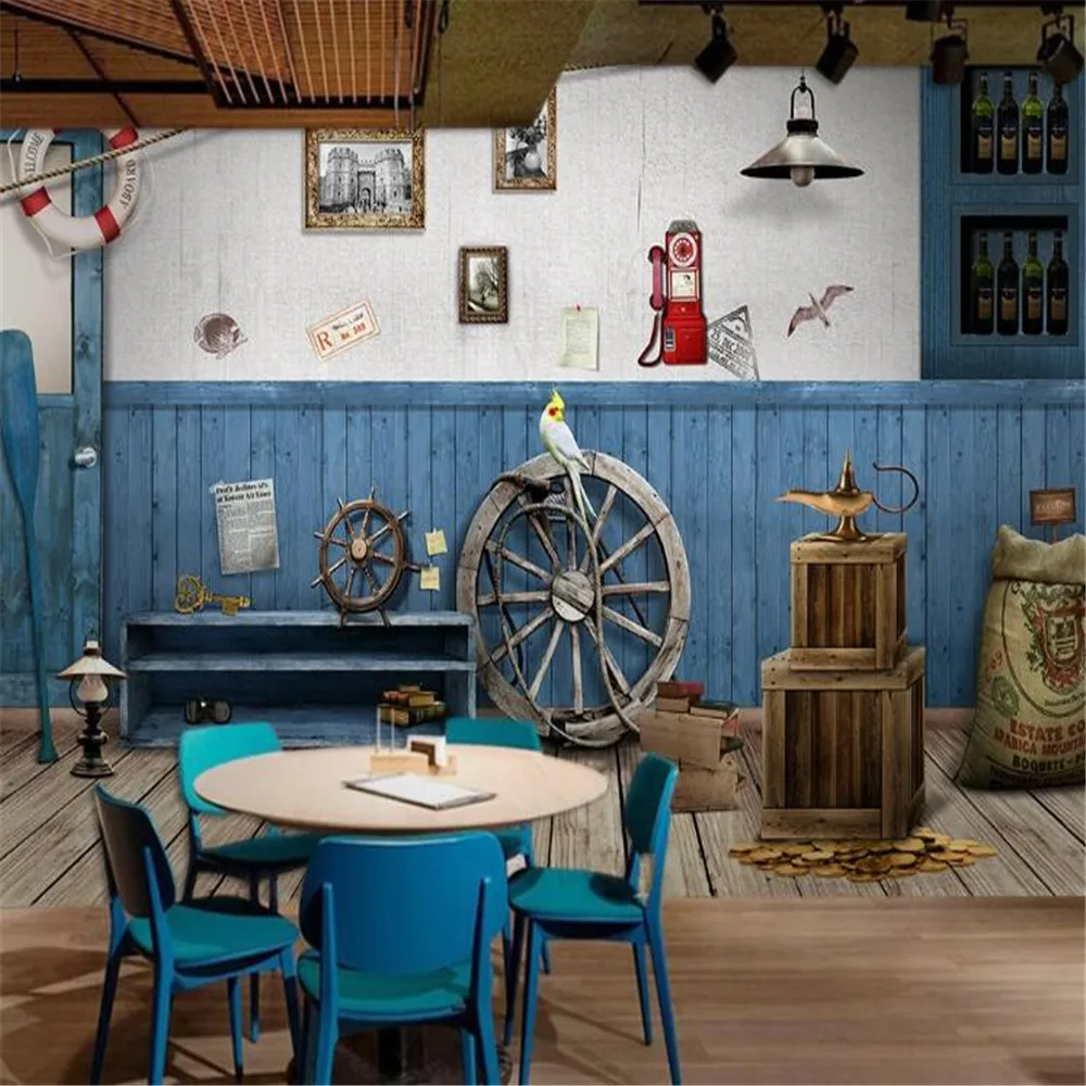 Milofi custom children's blue wooden board Mediterranean background wall painting decoration
Milofi custom children's blue wooden board Mediterranean background wall painting decoration