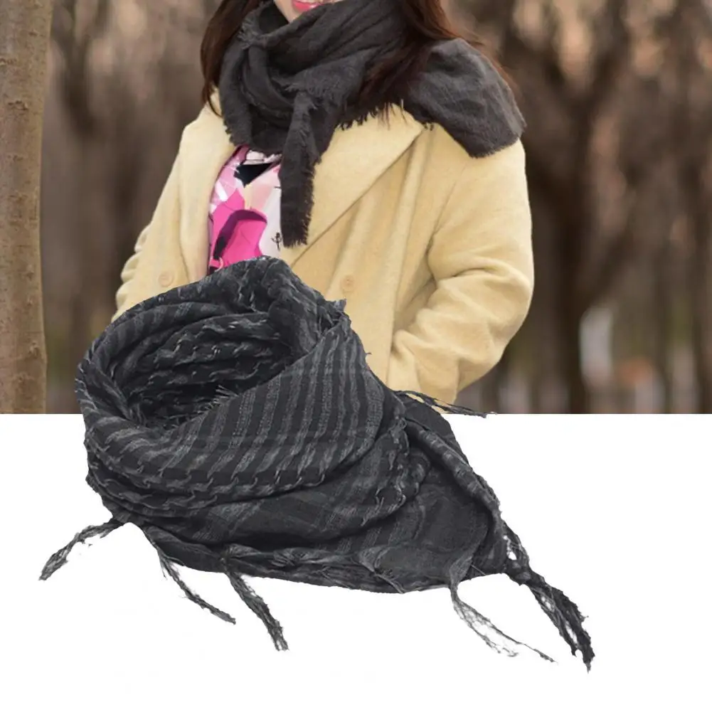 Women's Scarf Winter Unisex Lightweight Plaid Pattern Cotton Keffiyeh Pashmina Scarves Cotton Tassel Shawl Female hijab
Women's Scarf Winter Unisex Lightweight Plaid Pattern Cotton Keffiyeh Pashmina Scarves Cotton Tassel Shawl Female hijab