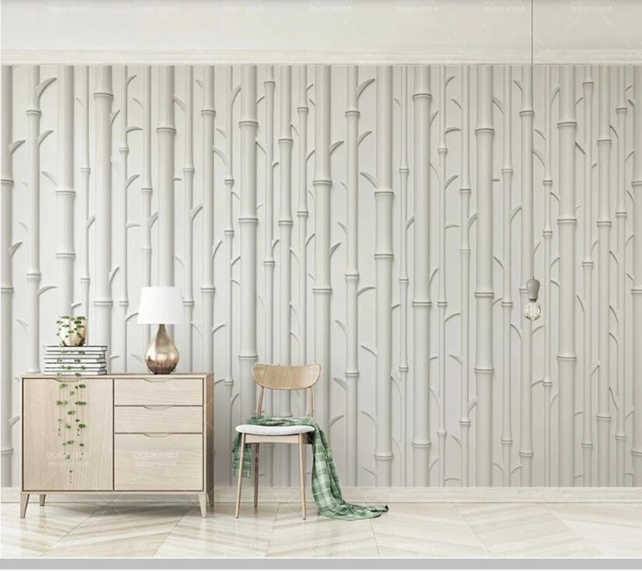 Papel de parede White embossed bamboo modern 3d stereo wallpaper mural,living room bedroom bathroom wall papers home decor
Papel de parede White embossed bamboo modern 3d stereo wallpaper mural,living room bedroom bathroom wall papers home decor