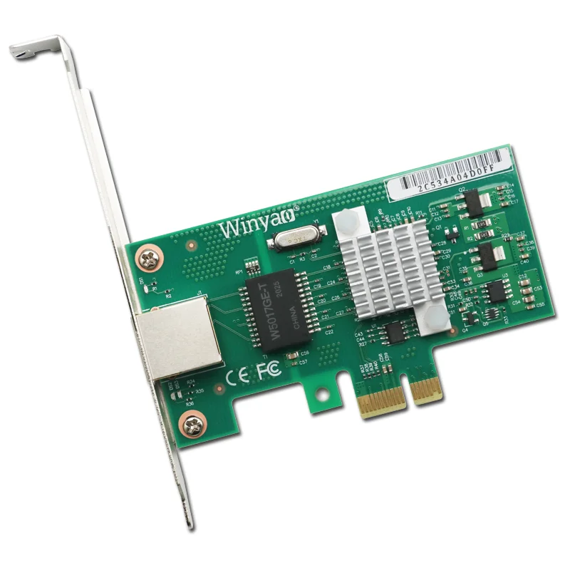 Сетевой адаптер Winyao WY573T PCI-E X1 RJ45 Gigabit LAN Ethernet Сетевая карта NIC для настольного компьютера intel82573 1000 Мбит/с ROS
Сетевой адаптер Winyao WY573T PCI-E X1 RJ45 Gigabit LAN Ethernet Сетевая карта NIC для настольного компьютера intel82573 1000 Мбит/с ROS