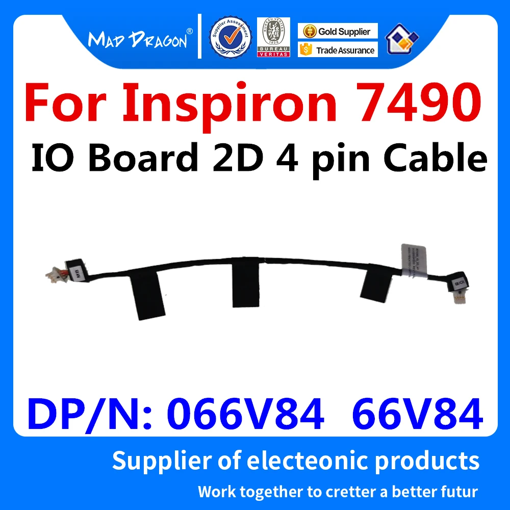 New original Laptop Daughter IO Board Cable For Dell Inspiron 7490 EDW40 IO Board 2D 4 pin Cable 066V84 66V84 DC02003KE00
New original Laptop Daughter IO Board Cable For Dell Inspiron 7490 EDW40 IO Board 2D 4 pin Cable 066V84 66V84 DC02003KE00