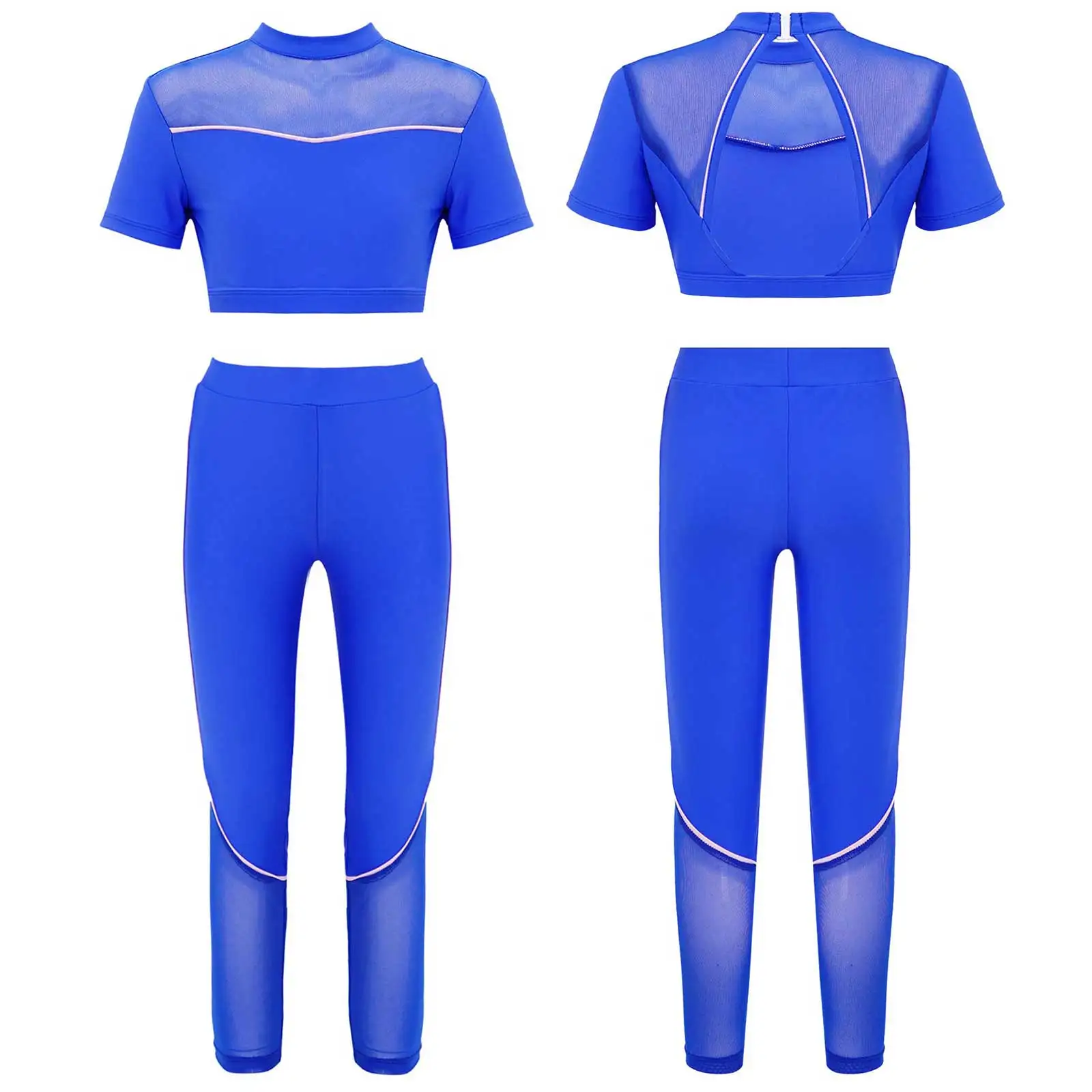 Kids Girls Dance Clothes Set Sports Wear Suit Hollow Back Crop Top With Leggings Pants Outfits For Dancing Gymnastics Workout
Kids Girls Dance Clothes Set Sports Wear Suit Hollow Back Crop Top With Leggings Pants Outfits For Dancing Gymnastics Workout
