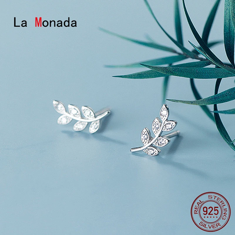 Модные женские серьги La Monada, серебряные серьги 925 пробы Для Пирсинга Ушей, серебряные серьги для женщин с листьями из серебра 925 пробы
Модные женские серьги La Monada, серебряные серьги 925 пробы Для Пирсинга Ушей, серебряные серьги для женщин с листьями из серебра 925 пробы