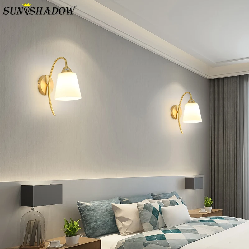 Modern All Copper Led Wall Light Home Wall Lamp For Living Room Bedroom Bedside Dining Room Light Indoor Decoration Luminaires
Modern All Copper Led Wall Light Home Wall Lamp For Living Room Bedroom Bedside Dining Room Light Indoor Decoration Luminaires
